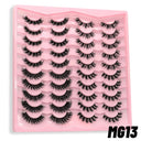 GROINNEYA Vegan 3D Mink Strip Lashes for Natural Looks