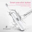 Electric Toothbrush for Adults Soft DuPont Bristle Portable