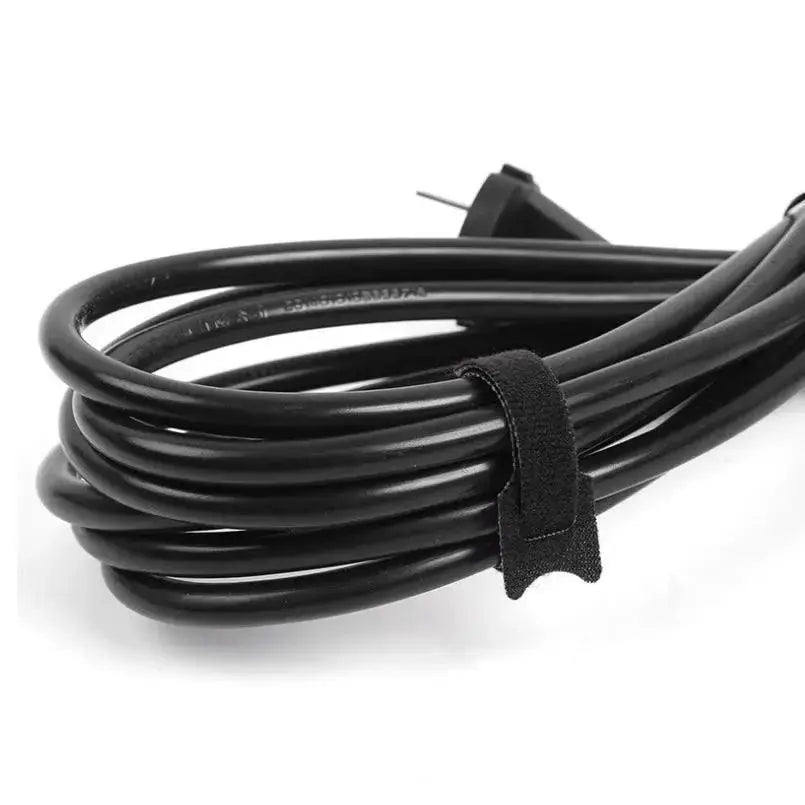 100 Cable Ties 150x12mm T-Buckle Strap Nylon Black Ties - OurLum.com