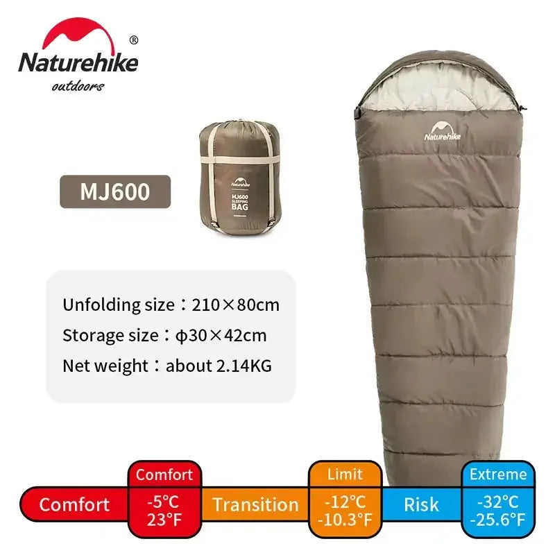 MJ300 Sleeping Bag Minus One Degree Lightweight Mummy Bag