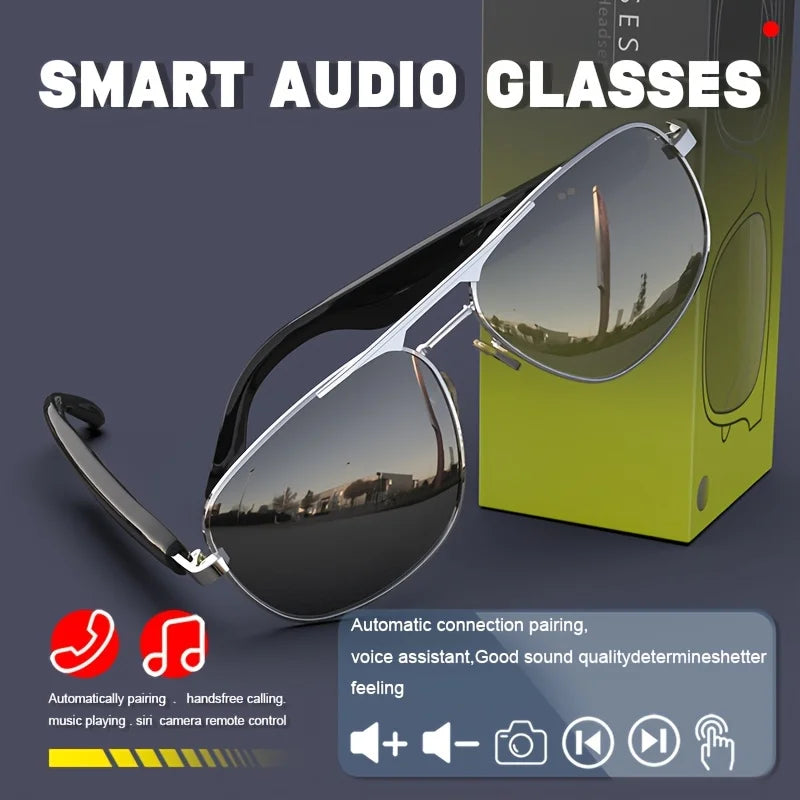 AI-powered Bluetooth glasses wireless smart