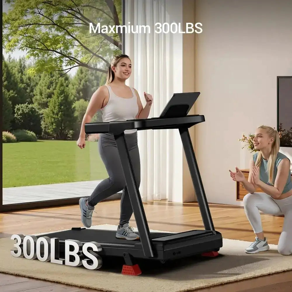 15% Incline 3-in-1 Portable Treadmill for Home and Office, 300 lbs Capacity, 3.0HP Quiet Walking Pad