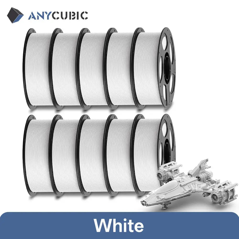 ANYCUBIC 10KG PETG 3D Printer Filament 1kg/Roll Multicolor 1.75mm Plastic 3D Printer Filament For Kobra 2 FDM 3D Printer