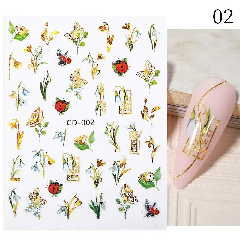 Succulent Blossom Nail Art Decals Blooming Beauty Kit — product view 14