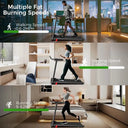 Compact Foldable Treadmill 3 In 1 Home Walking Pad Incline Bar