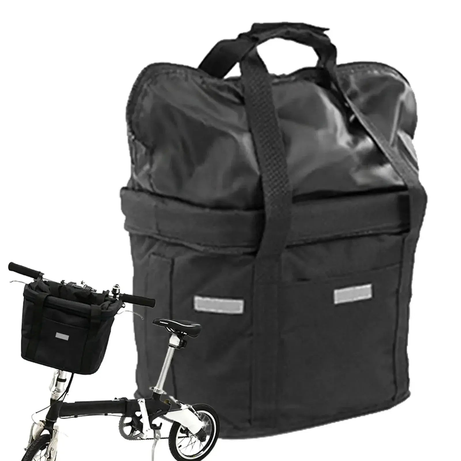 Stylish Waterproof Pet Bike Basket Durable Cycling Accessory