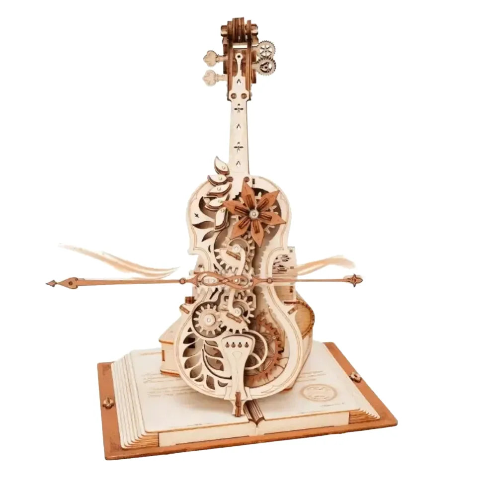 Robotime Wooden Music Cello Puzzle Assembly Set — product view 1