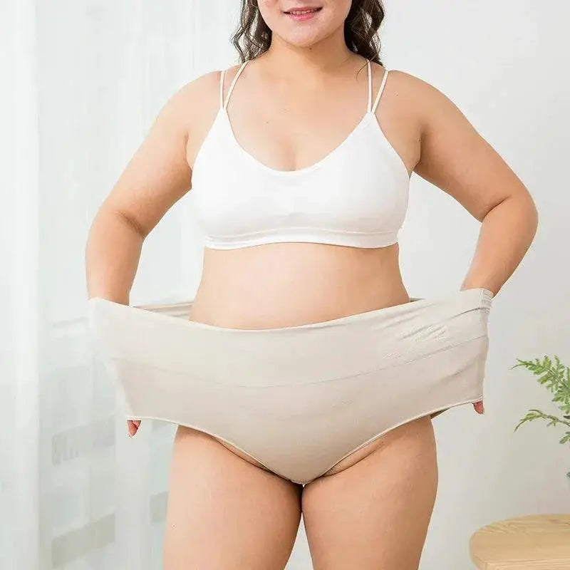 Cotton High Waist Shapewear Bundle Plus Size Women
