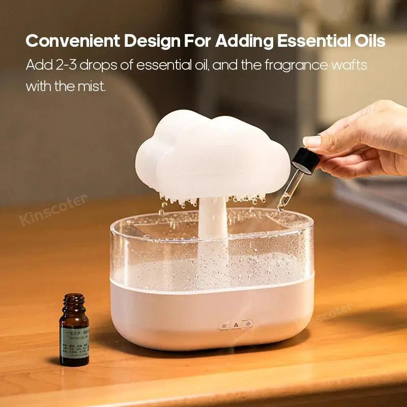 Kinscoter Rain Clouds Aroma Diffuser Ultrasonic Humidifier
