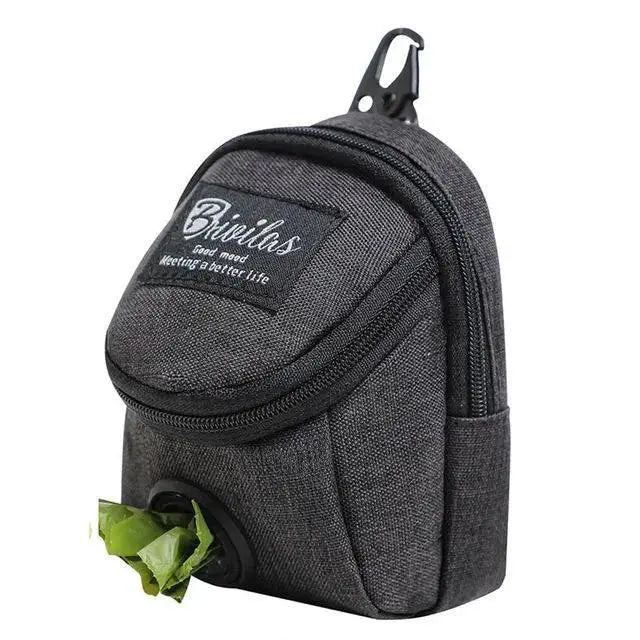 Dog Training Treat Bag With Poop Bag Dispenser Pockets