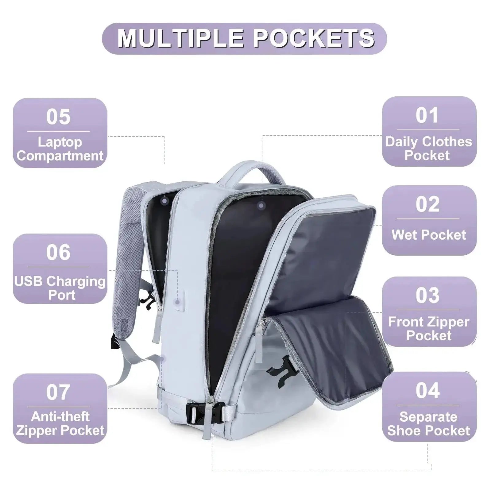 Waterproof Laptop Backpack For Women Travel Companion
