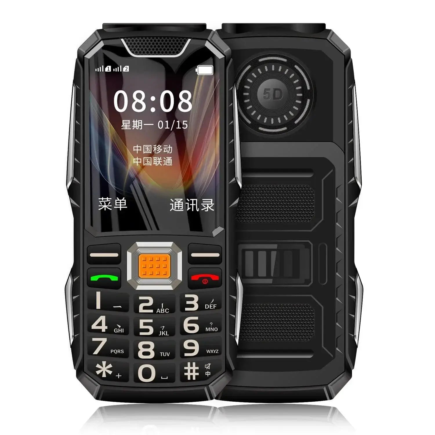 Mafam Rugged Push Button Mobile Phone Shockproof Durable