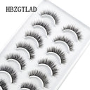 Glamorous Handmade 3D Mink Crisscross Eyelashes 10 Pairs