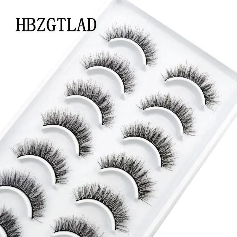 Glamorous Handmade 3D Mink Crisscross Eyelashes 10 Pairs