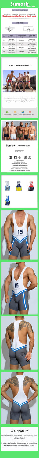 Men's Elastic Shapewear Corset Bodysuit for Sports & Parties