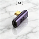 USB C Adapter - 40Gbps Angled Type C Extender