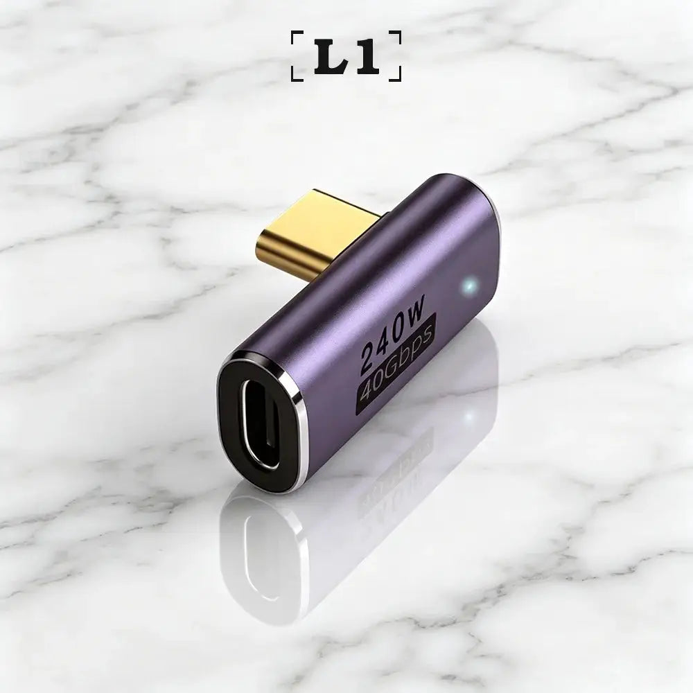 USB C Adapter - Angled Type C Extender — product view 15