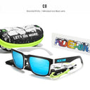 KDEAM Unisex Polarized Sunglasses Stylish Square Design 55mm
