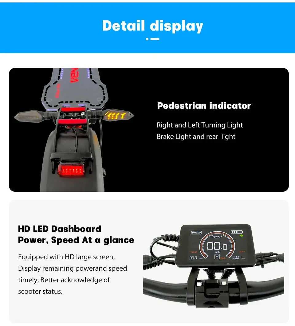 Dual Motor Foldable E Scooter — product view 4
