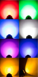 SHEHDS Aluminum Alloy LED Par COB 200W Warm Cool White Light