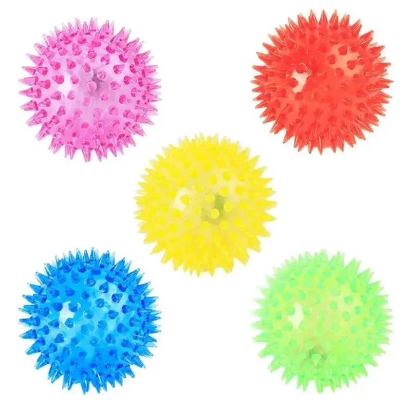 Colorful Luminous Teething Toy For Dogs Bright Elastic Fun