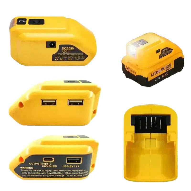 LED Dual USB Adapters for On-Site Use — product view 1