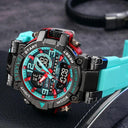 Dynamic Dual Movement Men's Sports Watch Waterproof Style Power