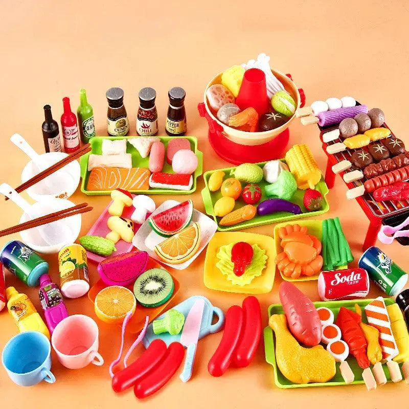 Interactive Pretend Play Kitchen BBQ Toys for Kids