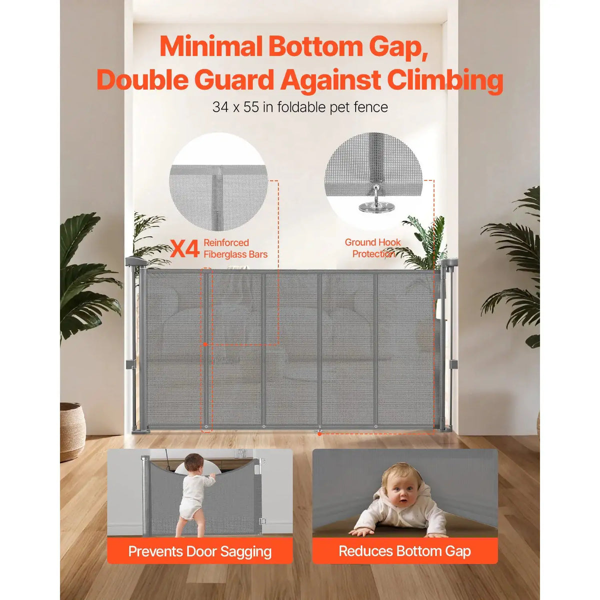 Easy Install Wide Retractable Gate — product image 3