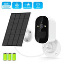 Solar-Powered WiFi Security Camera with Two-Way Audio