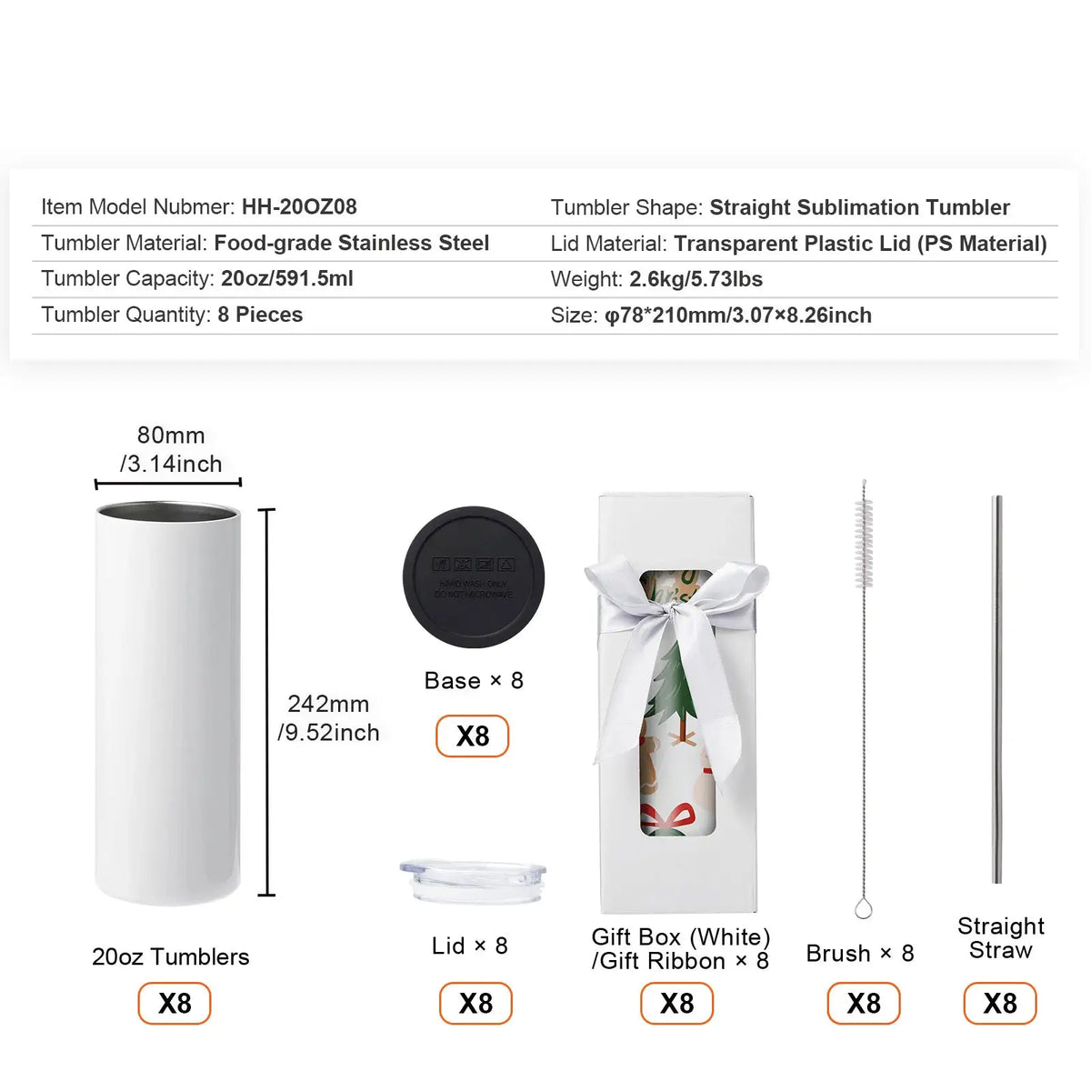 Stainless Steel Tumbler Blanks — product image 9