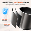 JHK Electric Pressure Cooker Multi Cooker Preset Ceramic Pot Slow