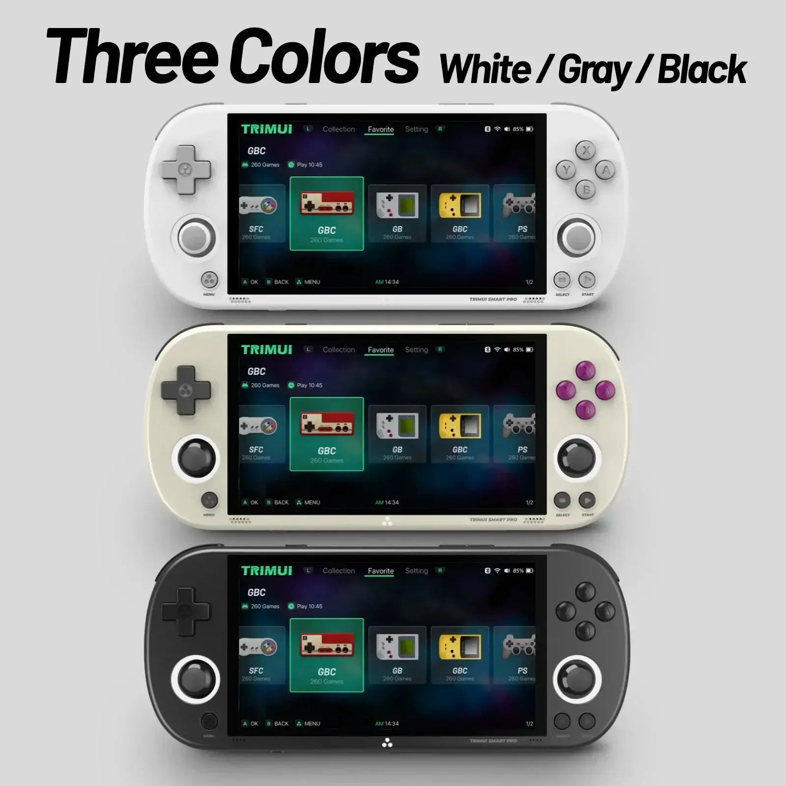 Trimui Smart Pro 4.96 Inch IPS HD Handheld Game Console