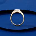Silver Silver Moissanite Ring Pure