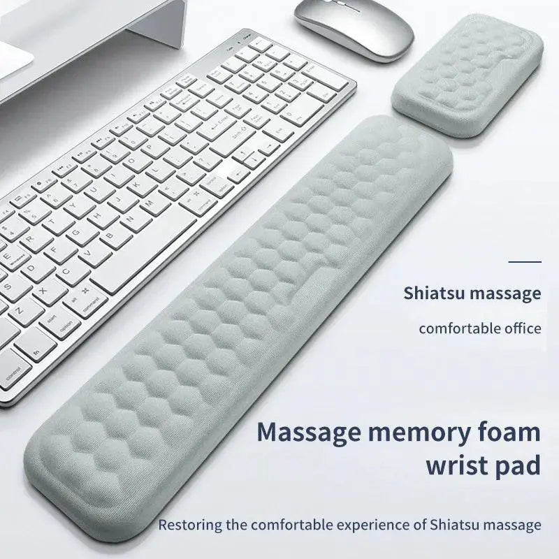 Ergonomic Memory Cotton Wrist Rest For Keyboard And Mouse