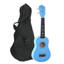 21 Inch Wood Ukulele 4 Strings For Kids Gift Multi Color