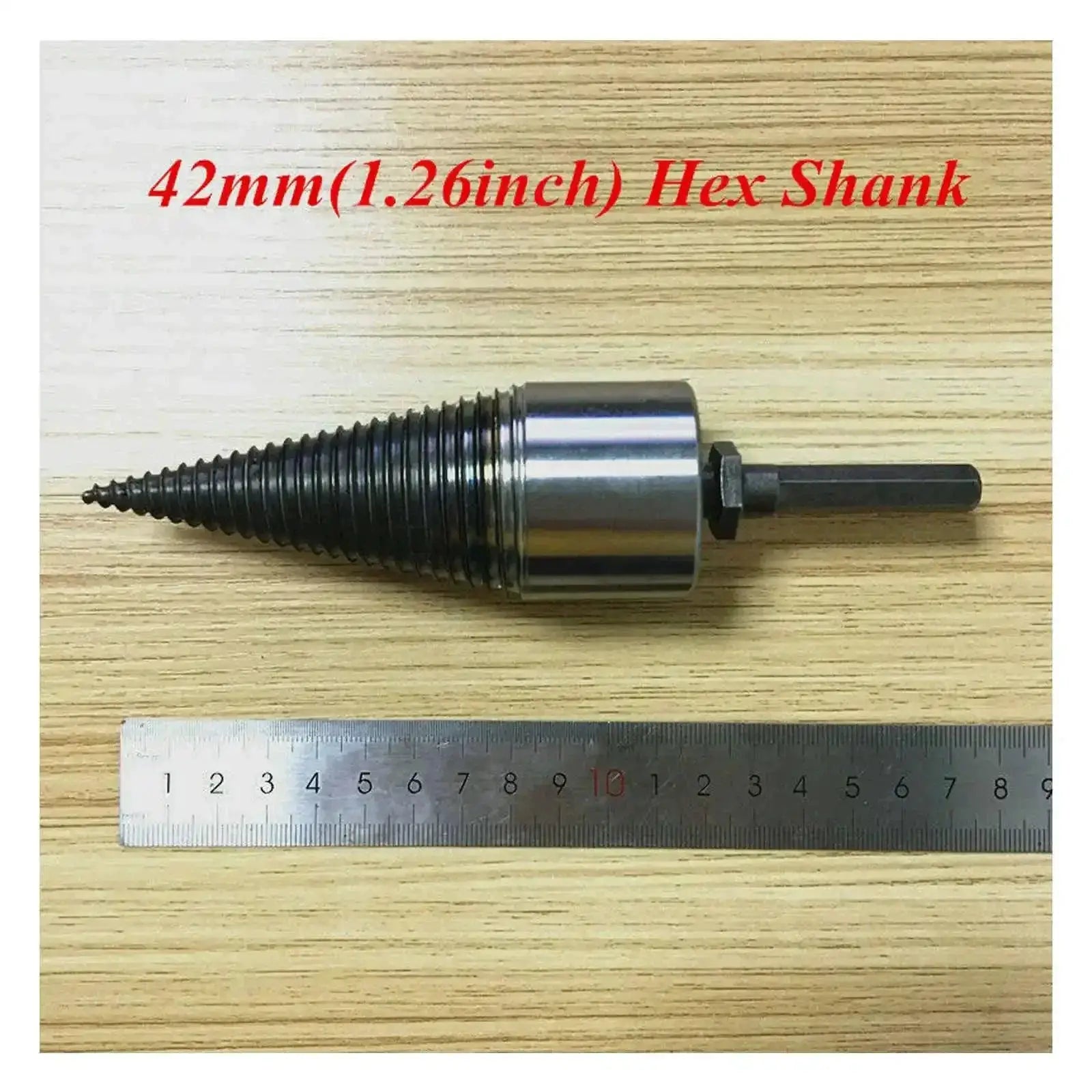 32mm 42mm Firewood Log Splitter Drill Bit Anti Skid Twist