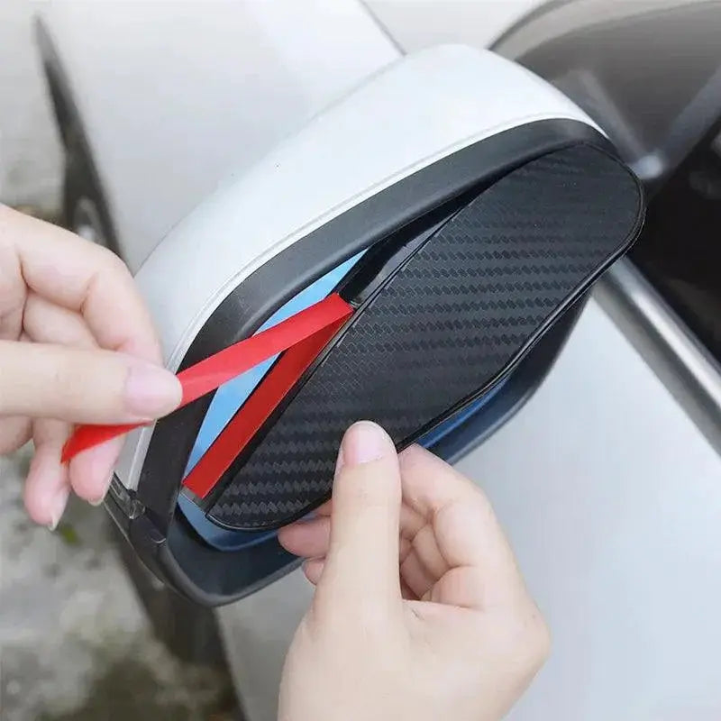 Carbon Fiber Visor Set For Cars Elevates Interior Style