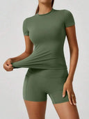 Women Yoga Butt Lifting Shorts High Waist Control