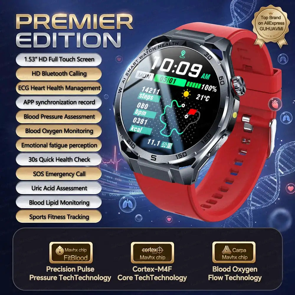 Ai Health Smartwatch With Ecg Tracker — product view 12