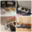 Automatic Pet Feeder with Water Fountain for Cats 3-in-1