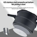 Ultra-Durable Stainless Steel Pressure Cooker for Gas Induction