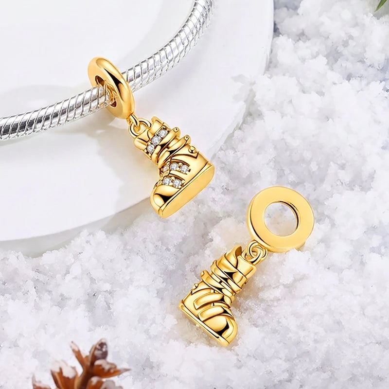 Sterling Silver Charm Pendant Beads
