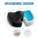 Ultimate Comfort Ergonomic Gel Memory Foam Seat Cushion