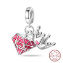 Sterling Silver Heels Lipstick Camera