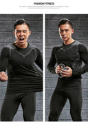 Quick Drying Tight Fitting Suit For Men's Sports Top