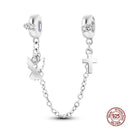 Real Sterling Silver Stars Moon