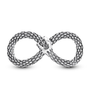 Inlaid Zircon Charm Beads Sterling
