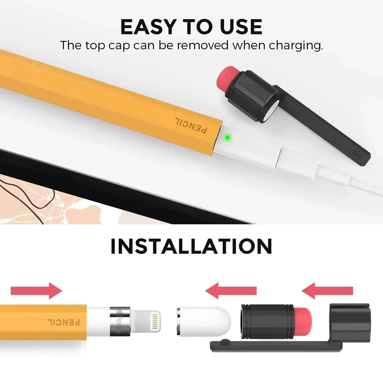 Apple Pencil Silicone Case For Enhanced Protection And Style