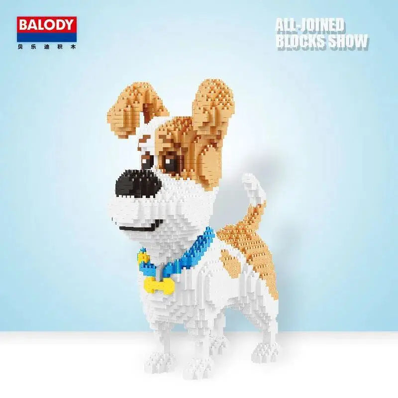 Balody Cartoon Dog Mini Building Blocks Toy For Kids Fun